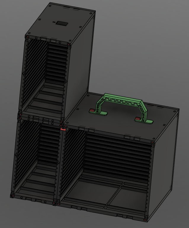 SlotCrate V2 slot car modules stackable